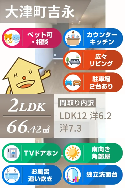 プロヌーブ鳴門 202のお部屋の特徴
