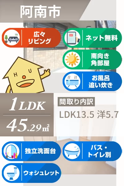 コート・セジュールなかがわ 107のお部屋の特徴