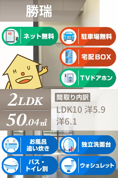 バリュージュ萌芽 C棟 102のお部屋の特徴