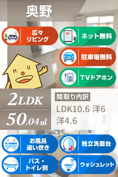シャーメゾン藍住 B棟 205のお部屋の特徴