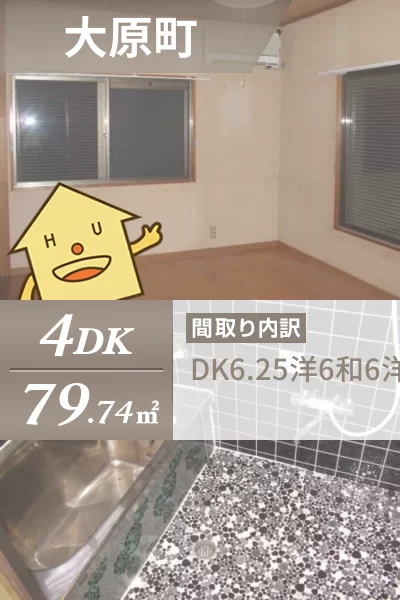 大原町 一戸建 1のお部屋の特徴