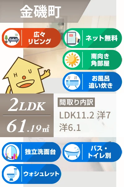 ラ・ソラーレ I棟 101のお部屋の特徴