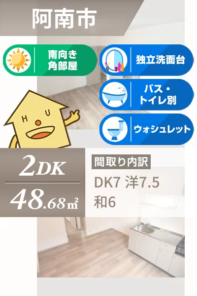 スイートハウス I棟 101のお部屋の特徴