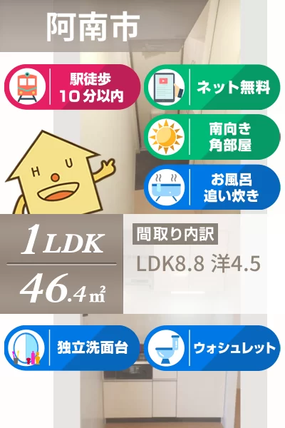 ベイ クレスト 201のお部屋の特徴