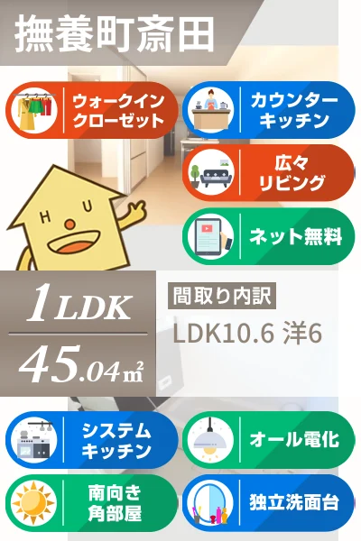 サンシャイン見白 A棟 105のお部屋の特徴