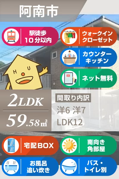 グランモア羽ノ浦 203のお部屋の特徴