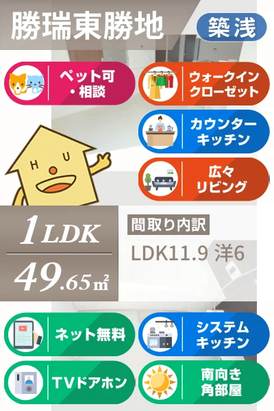 サクラディア 205のお部屋の特徴