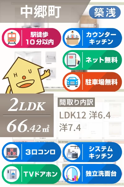 シャーメゾンM・O B棟 205のお部屋の特徴