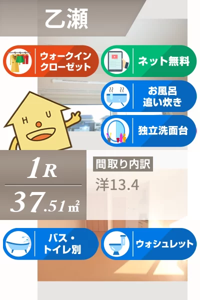 ヴィラセゾン5 103のお部屋の特徴