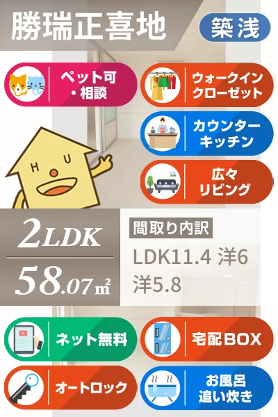 アヴニール優II 102のお部屋の特徴