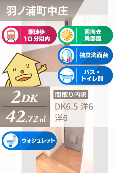 フレグランスAP 107のお部屋の特徴