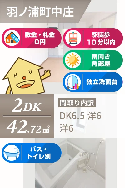 フレグランスAP 206のお部屋の特徴