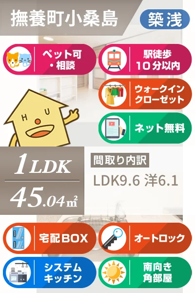 アイリス 202のお部屋の特徴