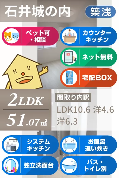 ルーチェ C棟 102のお部屋の特徴