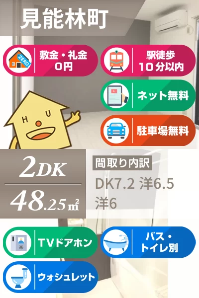 TOTORO 102のお部屋の特徴