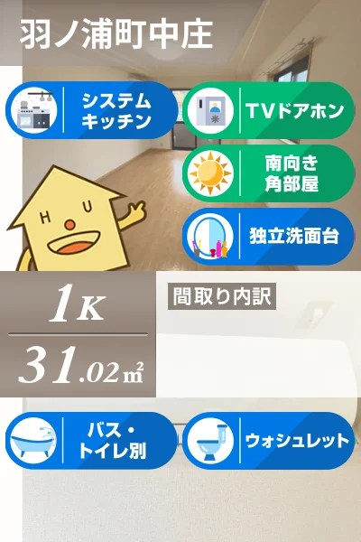 サンコート・コーダ 108のお部屋の特徴