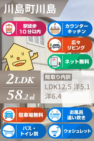 ヒルサイドコート F棟 216のお部屋の特徴
