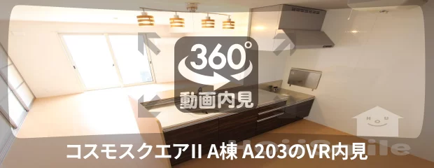 コスモスクエアII A棟 A203の360動画