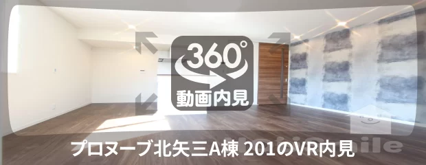 プロヌーブ北矢三A棟 201の360動画