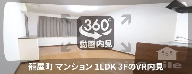 籠屋町 マンション 1LDK 3Fの360動画